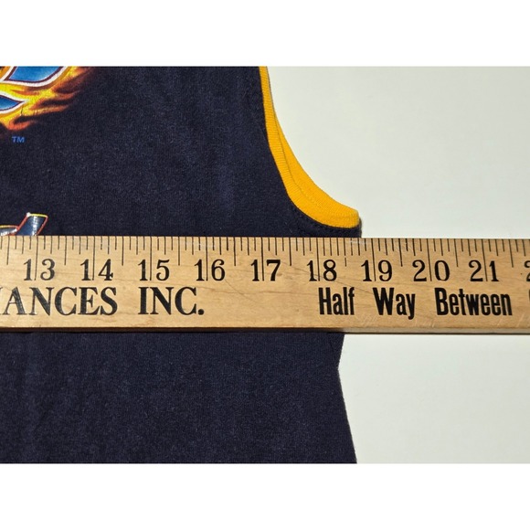 Pontiac Firebird Flaming Logo Sleeveless Muscle T-Shirt Medium GM - Picture 5 of 6